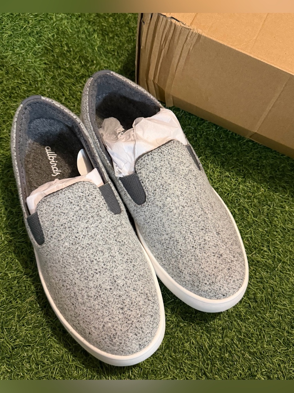 Allbirds Light Gray Slip-On Wool cruiser Slip ons Women size 7.5